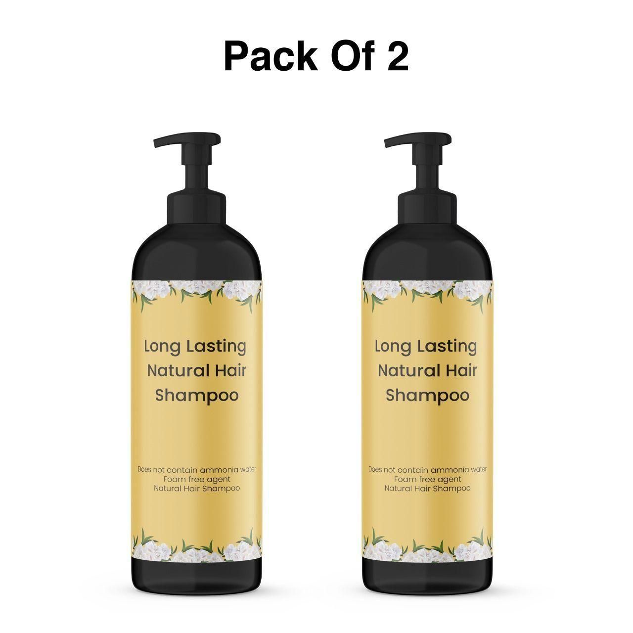 Natural long lasting hair dye shampoo 100ml pack of 2 India
